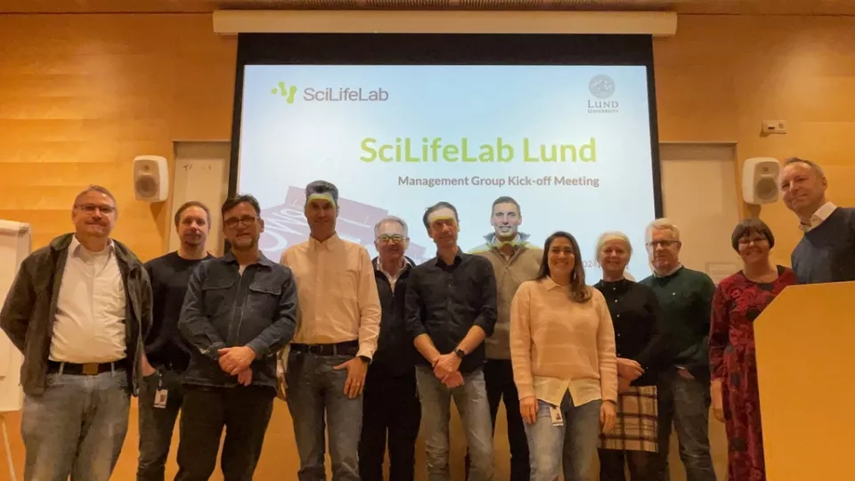 Members of SciLifeLab lund. Photo.